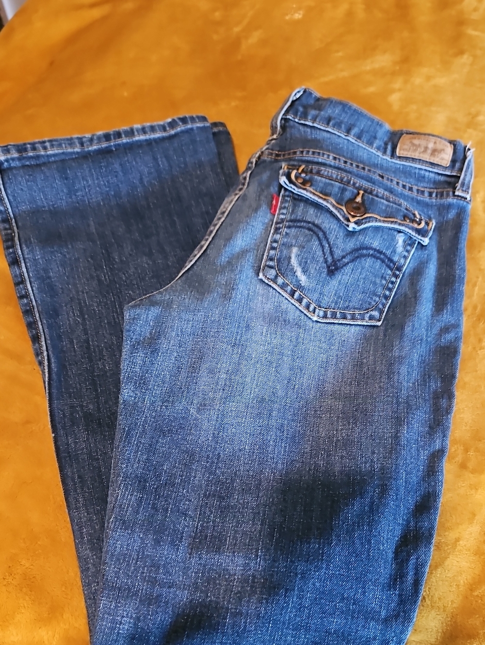 Levi's 515 Dark Blue Bootcut Jeans